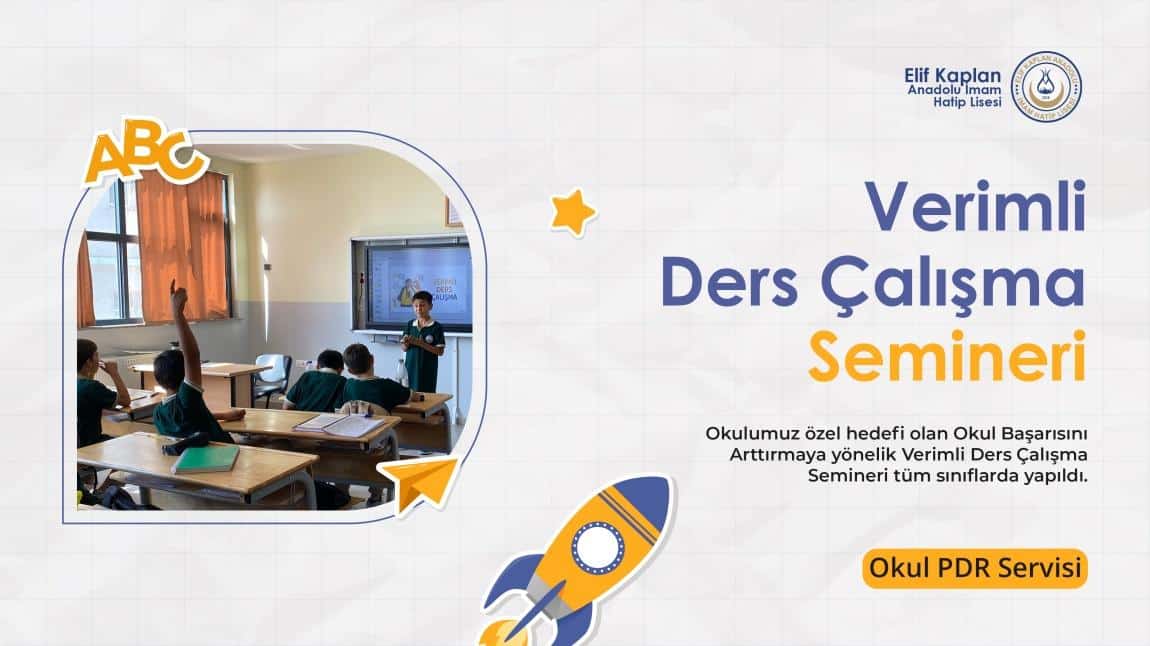 Verimli Ders Çalışma Semineri